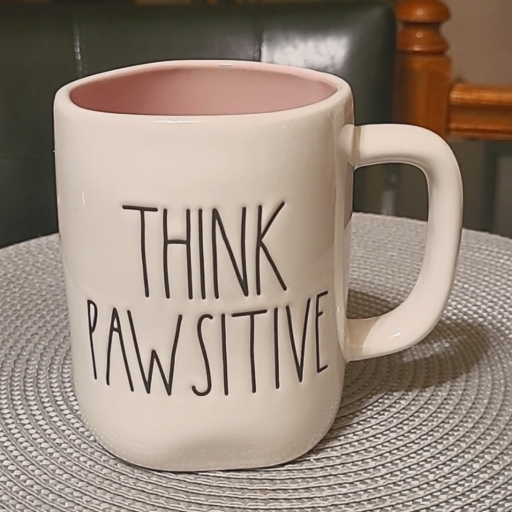 Rae Dunn Pawsitive Mug